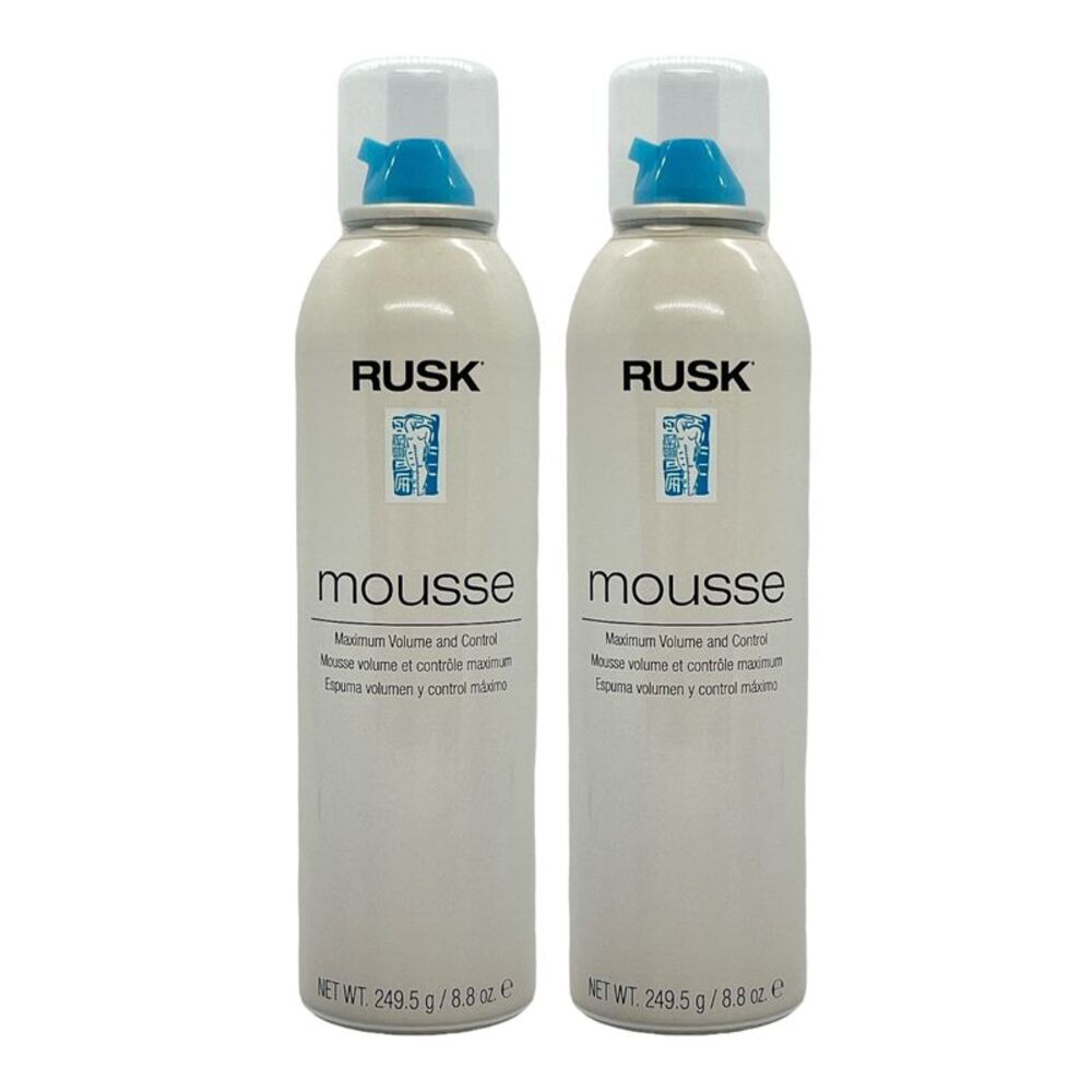 Rusk Maximum Volume & Control Mousse 8.8 Oz (Pack of 2)